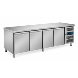 Bancada refrigerada L600 refrigeração ventilada 4 portas c/2230*600*850