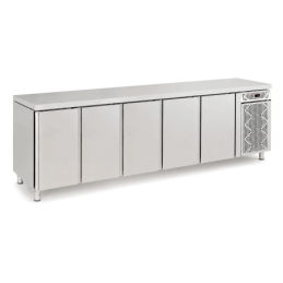 Bancada refrigerada L600 refrigeração ventilada 5 portas c/3000*600*900