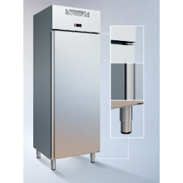 Armário refrigerado L800 p/containers 530*650mm GN2/1 1 porta c/720*800*2150mm