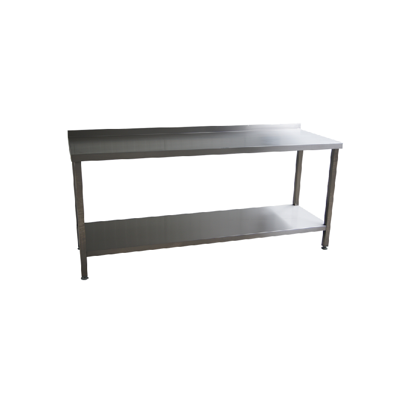 Bancada aço inox AISI304 18/8  esmerilada 2800*600*900 T1