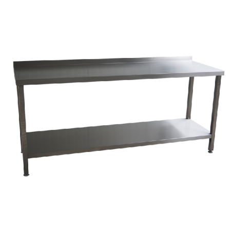 Bancada aço inox AISI304 18/8  esmerilada 2800*600*900 T1