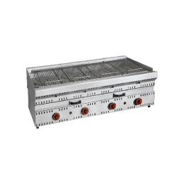 Grelhador pedra vulcanica, 4 queimador mod.GPV-4G SB 1300*700*400