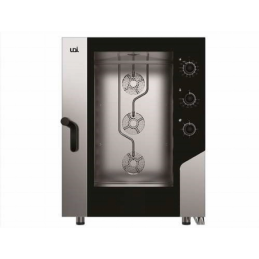 Forno eléctrico vapor direto comando mecanicos 10 tabuleiros GN1/1