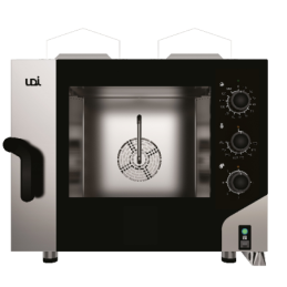 Forno gás vapor direto comando mecanicos 4 tabuleiros GN1/1